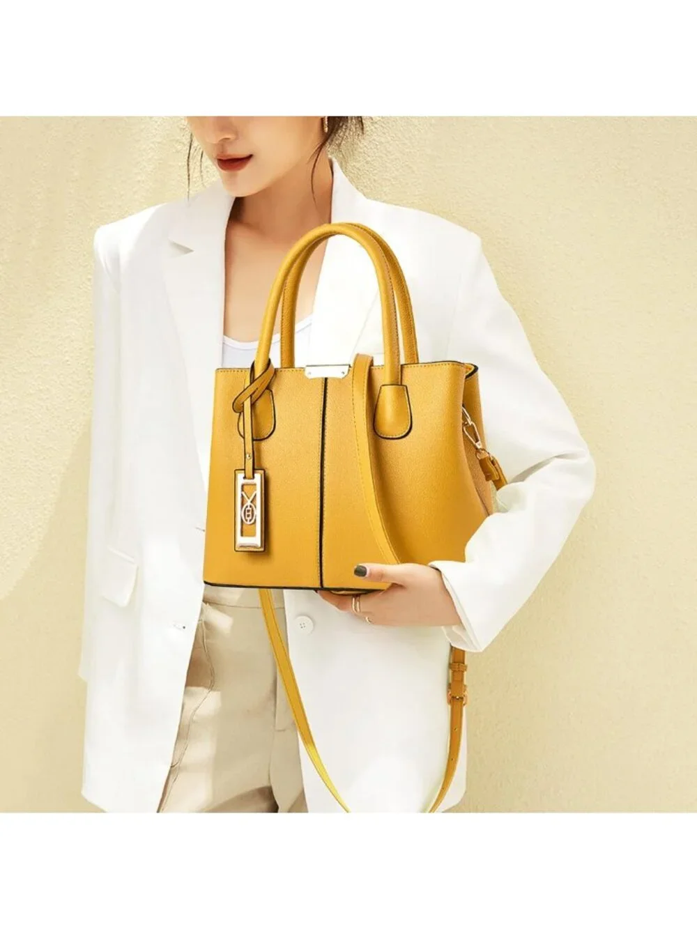 Stylish Women's Shoulder Tote Bag - Versatile Top Handle Satchel Handbag